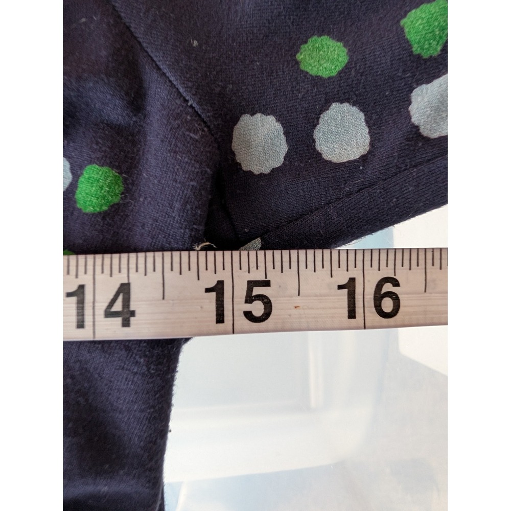 Boden‎ Marion Polka Dot Dress 4 Navy Ruched Jersey Preppy Retro Mod Coastal Twee - Picture 7 of 9
